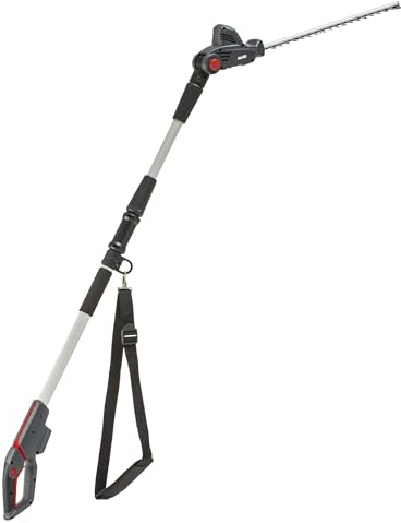 AL-KO Akku-Hochheckenschere HTAD 1845, 45 cm Schnittlänge, 15 mm Schnittstärke, Teleskopschaft (210-260 cm), Li-Ion 18 V / 36 V, Akku und Ladegerät Nicht im Lieferumfang