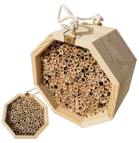 Hoteles para Abejas Polinizadoras De madera, Aumenta la productividad en tu