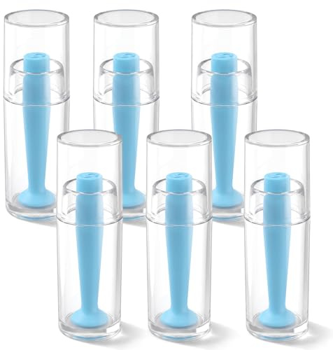 6Pcs Contact Lens Remover Tool Hard Contact Lens Plunger Applicator Eye Plungers for Hard Contacts Scleral Lenses Removal Suction Cup Tool (Blue)