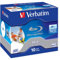 Verbatim BD-R Single Layer Blu-ray Rohlinge, 25 GB, Blu-ray-Disc mit 6-facher Schreibgeschwindigkeit, 10er-Pack, großflächig bedruckbar, Blu-ray-Disks für Video- und Audiodateien