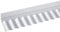 Wandanschluss Sinus 76/18 für Wellplatten, Maueranschluss