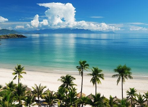 Nice walls Wall Mural BEACH SCENE - TROPICS photo Wallpaper 254x183cm