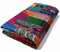 Manglam Arts Patchwork-Tagesdecke, Queen Size, Seide, 228,6 x 274,3 cm