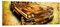 Panorama Bilder auf Glas Auto klassisch Limousine Geschwindigkeit Glasbild 140x50cm Wandbilder Dekoration Wohnzimmer Schlafzimmer Küche Groß XXL Wanddeko Wand Kunstdruck Art Modern GAB140x50-0526