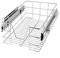 CASARIA® Pull Out Telescopic Kitchen Drawer | For 30cm Units - 26cm Internal Cabinet Dimensions | Chrome-Plated | 20kg Load Capacity | Basket Shelf Organiser Storage Space Saving