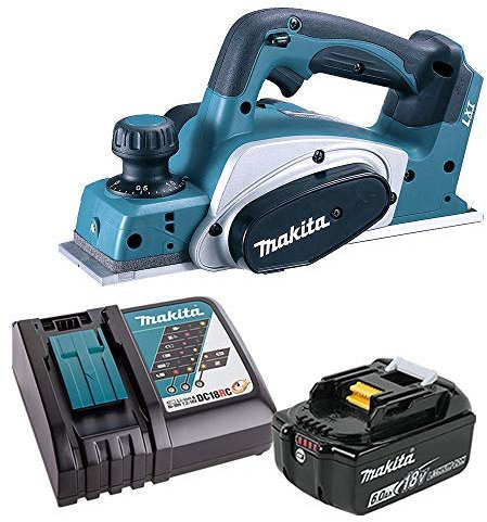 Makita DKP180 LXT 18V Li-Ion 82mm Planer with 1 x 6.0Ah Battery & Charger