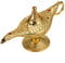IGNPION Aladin-Lampe, Legende, magisches Genie-Licht, klassisches Heimbüro, Tischdekoration, Vintage-Dekoration mit Geschenkbox (Golden)