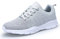 KOUDYEN Uomo Donna Scarpe da Ginnastica Corsa Basse Scarpe Sportive Confortable Fitness Running Sneakers Casual all'Aperto,XZ746-W-grey-EU46