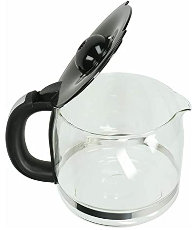 SPARES2GO Glass Carafe Jug Pot for Russell Hobbs 23240-56 23241-56 24320-56 25151-56 Coffee Machine