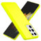 NALIA Neon Cover compatibile con Samsung Galaxy S21 Ultra Custodia, Sottile Protettiva Morbido Silicone Gel Copertura Antiurto, Case Skin Resistente Telefono Cellulare Gomma Bumper, Colore:Giallo