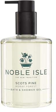 Noble Isle Duschgel | Luxuriöses Bade- & Duschgel für Männer und Frauen | Vegan-freundlich, Echter Duft, Großbritannien in einer Flasche | Hergestellt im Vereinigten Königreich (250ml, Scots Pine)
