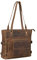 STILORD 'Liara' Shopper Tasche Damen Groß Leder Handtasche Umhängetasche Schultertasche Elegante Tasche für Frauen DIN A4 Tote Bag Vintage Echtleder, Farbe:mittel - braun