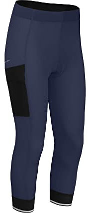 Bergson Sundra Comfort Capri | Damen 3/4 Radhose (mit Sitzpolster), bielastisch, Tight, Peacoat Blue [368], 40 - Damen