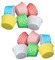 DOITOOL Lot de 100 gobelets en papier pour crème glacée, yaourt, dessert, crème glacée à pois, pour fête à la maison (couleur aléatoire)
