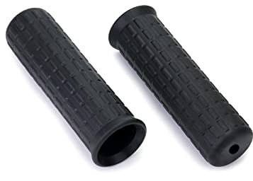 QWORK® 2 STK Schubkarrengriffe | rutschfest | Innendurchmesser 30mm | Länge 12cm