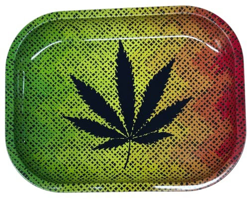 Rolling Tray - Metal Rolling Tray - Tobacco Smoking Accessories Rolling Tray Smoking Tray (Plain)