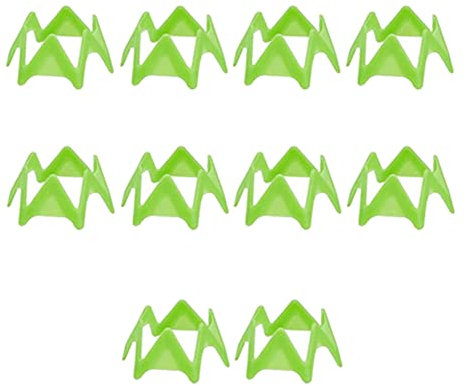 JUJNE 10 x Golf-Tees, Golf-Simulator-Tees, Übung für Range, Zuhause für Golf-Training, Grün, S