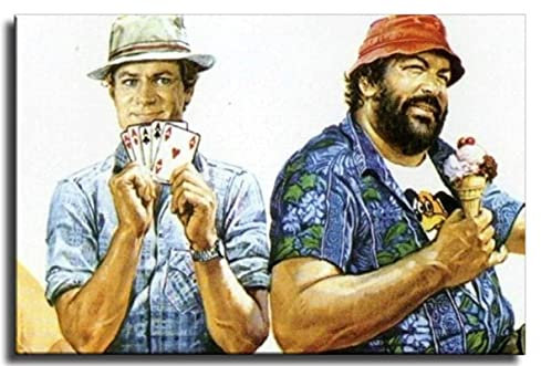 Puzzle 1000 Teile Bud Spencer und Terence Hill Poster Holzspielzeug für Erwachsene Dekompressionsspiel75*50cm