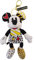 Disney Britto Collection Mickey Midas Porte-clés en peluche, doré, height 11.5cm, Classique