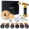 MIXOLOGIC Cocktail Smoker Kit with Torch, 6 Wood Chips, Whiskey Stones & Accessories, Old Fashioned Whisky Smoking Set, Drinks Infuser, Mens Gifts for Boyfriends Dad Husband (No Butane)