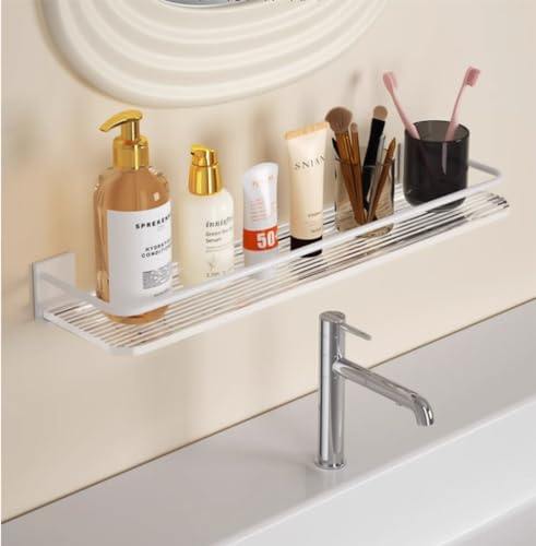 AJINGELA An der Wand montiert Schwimmend Acryl Lagerregal,Badezimmer Regal Platzeinsparung Rostfest Extra stark Schwebende Regale(30CM)