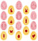 LEEQ Set di stampi per Biscotti pasquali in plastica 3D - Pasquali Formine Biscotti per Uova di Pasqua, Stampi Biscotti Pasqua, Coniglio, Uovo, Dolci pasquali Fai da Te(9pcs)