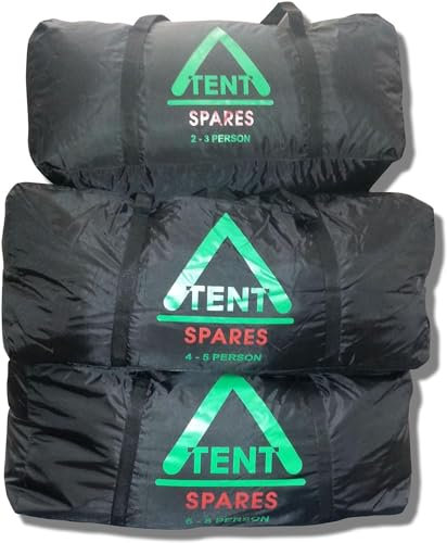 TentSpares - Universal Tent Bag to fit from 2-3 Berth to 6-8 Berth Tents, Camping Accessories, Tent Bag, Black (Large - 68 x 34 x 33cm approx)
