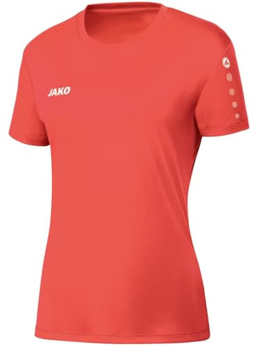 JAKO Damen Trikot Team, Kurzarm, Coral, 40