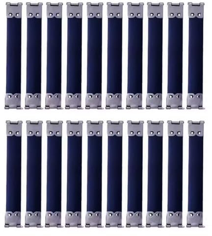 GVSS 20 Pièces Fermoir Barre Mini Sac 10cm, Clip de Sac Bricolage,Fermoirs Tubulaires Charnières Internes,Fermoir Sac a Main,Idéal pour Couture Artisanale et Monnaie Sac