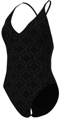 Arena Damen Women's Arena Losange Graphic Swimsuit One Piece Swimsuit (1er Pack)