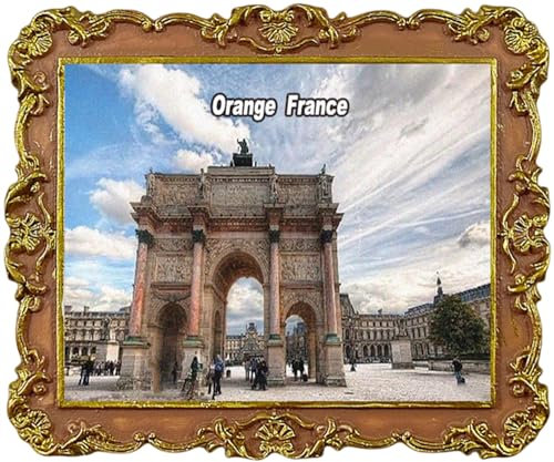 Arancione Francia Viaggi Souvenir Frigorifero Magneti Attrazioni Città Frigorifero Magnete