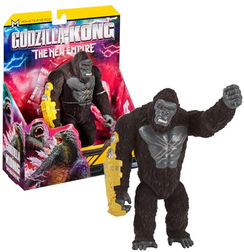 MonsterVerse Godzilla x Kong: The New Empire, 15 cm Real Feel Kong Actionfigur Spielzeug, Ikonische Sammlerfilmfigur, Geeignet für Kinder ab 4 Jahren