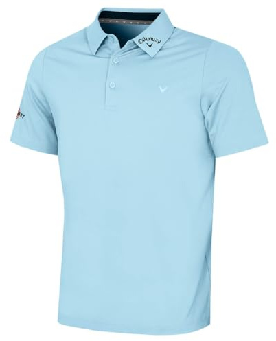 Callaway Golf Mens Chev Odyssey Polo Shirt - Arctic Paradise - XXXL