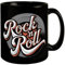 Rock n Roll Schallplatte Tasse nostalgisches Becherdesign für Musikliebhaber