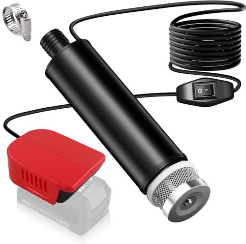 Pompe à eau portable pour batterie Einhell 18 V Power X-Change 120 W, 12 V, pompe de transfert d'eau électrique pour jardin, jacuzzi, réservoir, piscine, bassins, aquariums