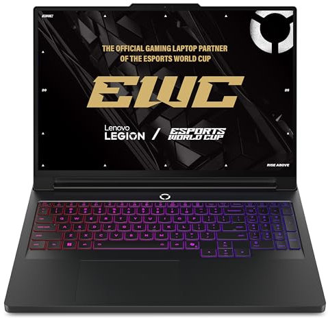 Lenovo Legion Pro 7 AI Gaming Laptop - Display OLED 16 240Hz | Nvidia GeForce RTX 5080 16GB GDDR7 | Intel Ultra 9 275HX | RAM 64GB | SSD 2TB | Windows 11 Home | UK RGB Keyboard - Eclipse Black