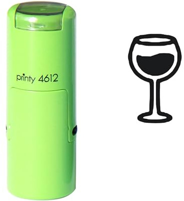 Wineglass Drink Stamp, Self-Inking Drink Stamp, Drink bar Hand Stamp, Event Hand Stamp