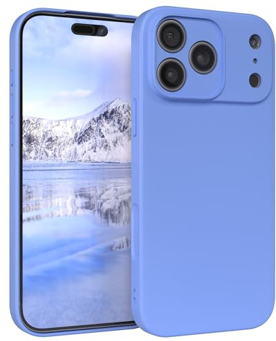 EAZY CASE - Silikonhülle für iPhone 17 Pro Max Hülle Silikon Case Blau weich stoßfeste Handyhülle Schutzhülle mit Kameraschutz Dünn Premium Schutz Cover TPU Phone Bumper in Ultramarin Matt