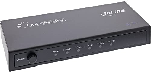 InLine 65010 HDMI Splitter/Verteiler, 4-fach, 4K2K kompatibel