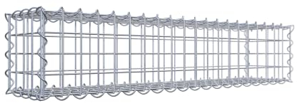 GABIONA | Paniers en Gabion carré | Paniers en Treillis résistants aux imtempéries | Dimensions 100L x 20h x 20P centimètres