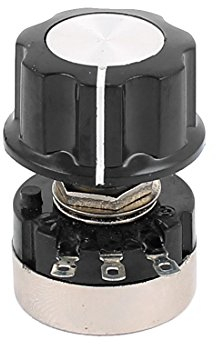 sourcing map RV24YN 20S/B302 3K ohm kohlenstoff Film Drehschalter Potentiometer w Drehknopf DE de