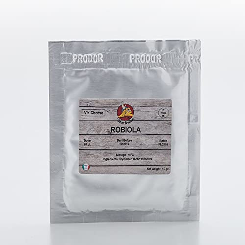 Robiola Käsekultur 20g – Italienischer Weichkäse-Starter für 20L Milch – Vik Cheese Ferment für Frische oder Gereifte Robiola