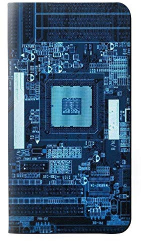 CPU Motherboard PU Leather Flip Case Cover For iPhone 7, iPhone 8