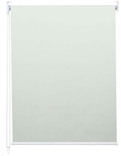 Rollo HWC-D52, Fensterrollo Seitenzugrollo Jalousie, 80x160cm Sonnenschutz Verdunkelung Blickdicht - Creme