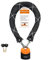 nean Fahrradschloss Kettenschloss mit Vorhängeschloss, Bike Chain Lock, 2x Sicherheit Schlüssel, extrem robuste Gewebeummantelung, gehärtete Vierkant Stahlkettenglieder, 8 x 8 x 900mm, schwarz…
