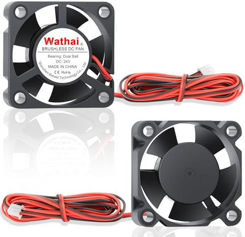 Wathai 30mm x 10mm 24V DC Brushless Cooling Fan High Speed Fan