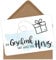OWLBOOK Grußkarte Geschenk mit Herz Geschenkkarte mit Briefumschlag Geschenke Geschenkideen Kollegin zum GeburtstagValentinstag