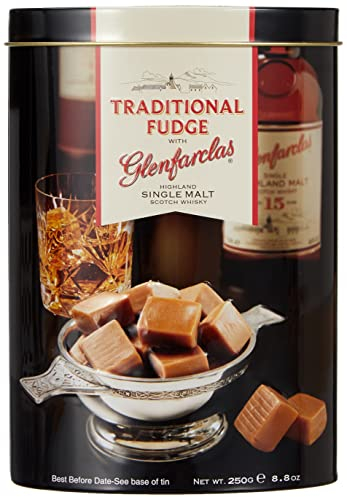 Gardiner´s of Scotland Whisky Fudge Glenfarclas – 250 g – Handgemachte, weiche Whisky-Karamell-Bonbons