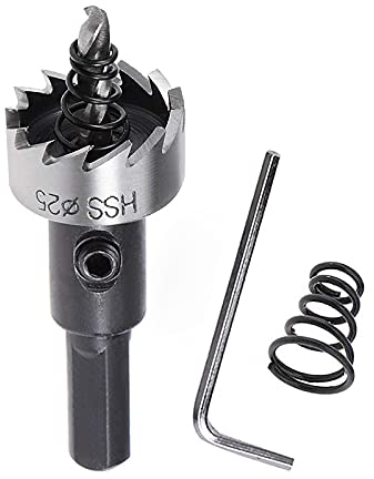 SagaSave 25MM Brocas de acero de alta velocidad de carburo, cortador de agujeros resistente para metal, acero inoxidable, cobre, hierro