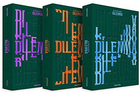 Enhypen Dimension Dilemma 1st Album Set (ODYSSEUS, SCYLLA, CHARYBDIS) (incl. Weverse Official Gift, Pre-order Benefits : Folded Poster, OS Player Card)